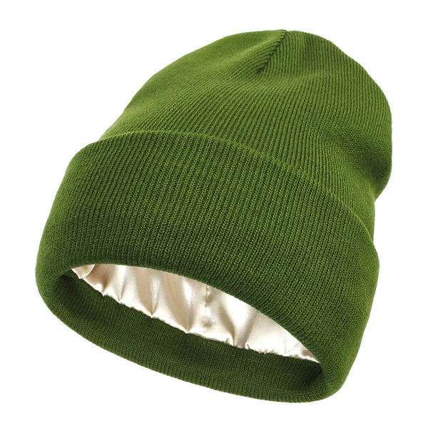 Cappello invernale Noor Silk – lana e seta – protezione anti-crespo per capelli