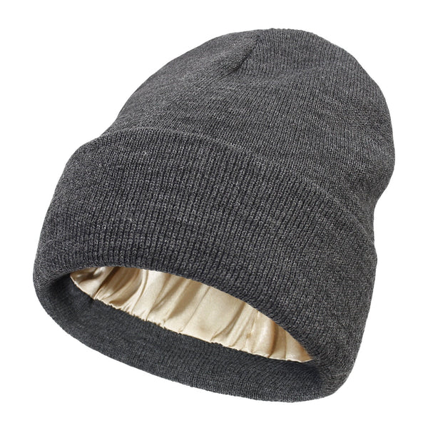 Cappello invernale Noor Silk – lana e seta – protezione anti-crespo per capelli