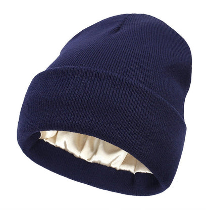 Cappello invernale Noor Silk – lana e seta – protezione anti-crespo per capelli