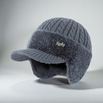 Cappello Invernale Trapper con Paraorecchie a Maglia