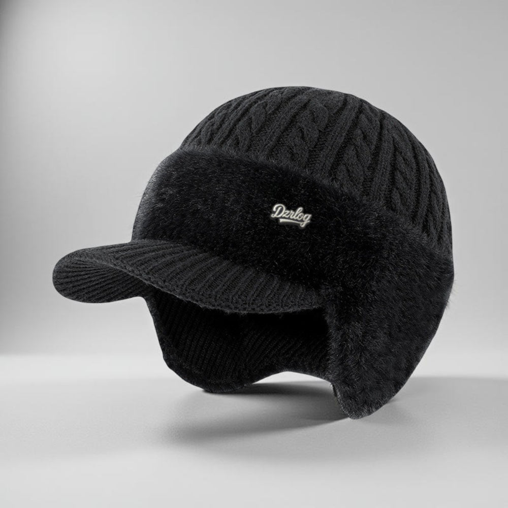Cappello Invernale Trapper con Paraorecchie a Maglia