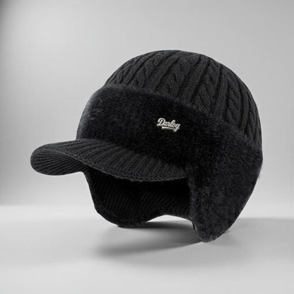 Cappello Invernale Trapper con Paraorecchie a Maglia