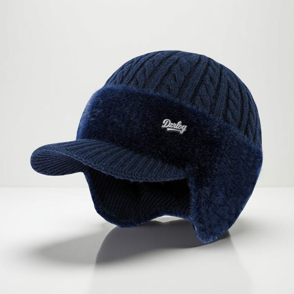 Cappello Invernale Trapper con Paraorecchie a Maglia