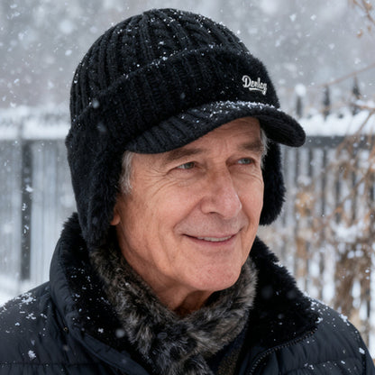 Cappello Invernale Trapper con Paraorecchie a Maglia