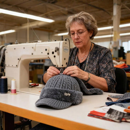 Cappello Invernale Trapper con Paraorecchie a Maglia