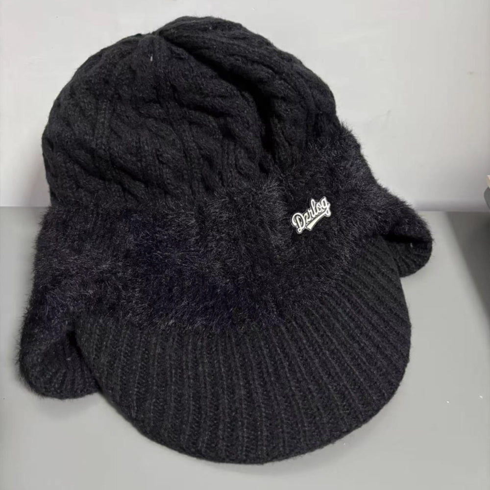 Cappello Invernale Trapper con Paraorecchie a Maglia