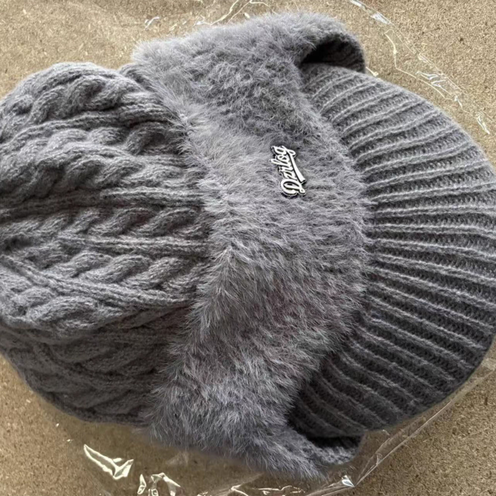 Cappello Invernale Trapper con Paraorecchie a Maglia