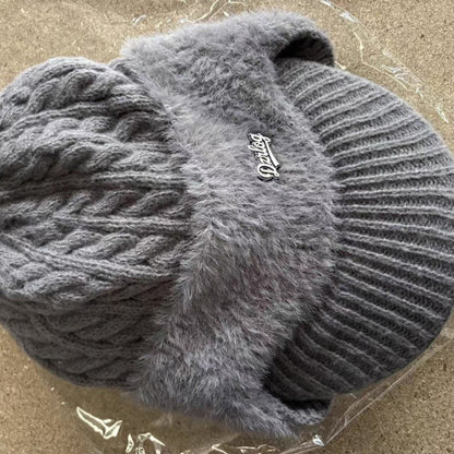 Cappello Invernale Trapper con Paraorecchie a Maglia