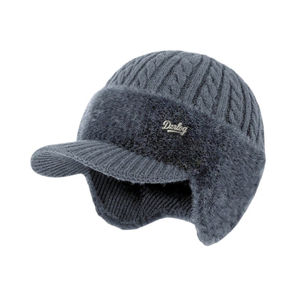 Cappello Invernale Trapper con Paraorecchie a Maglia