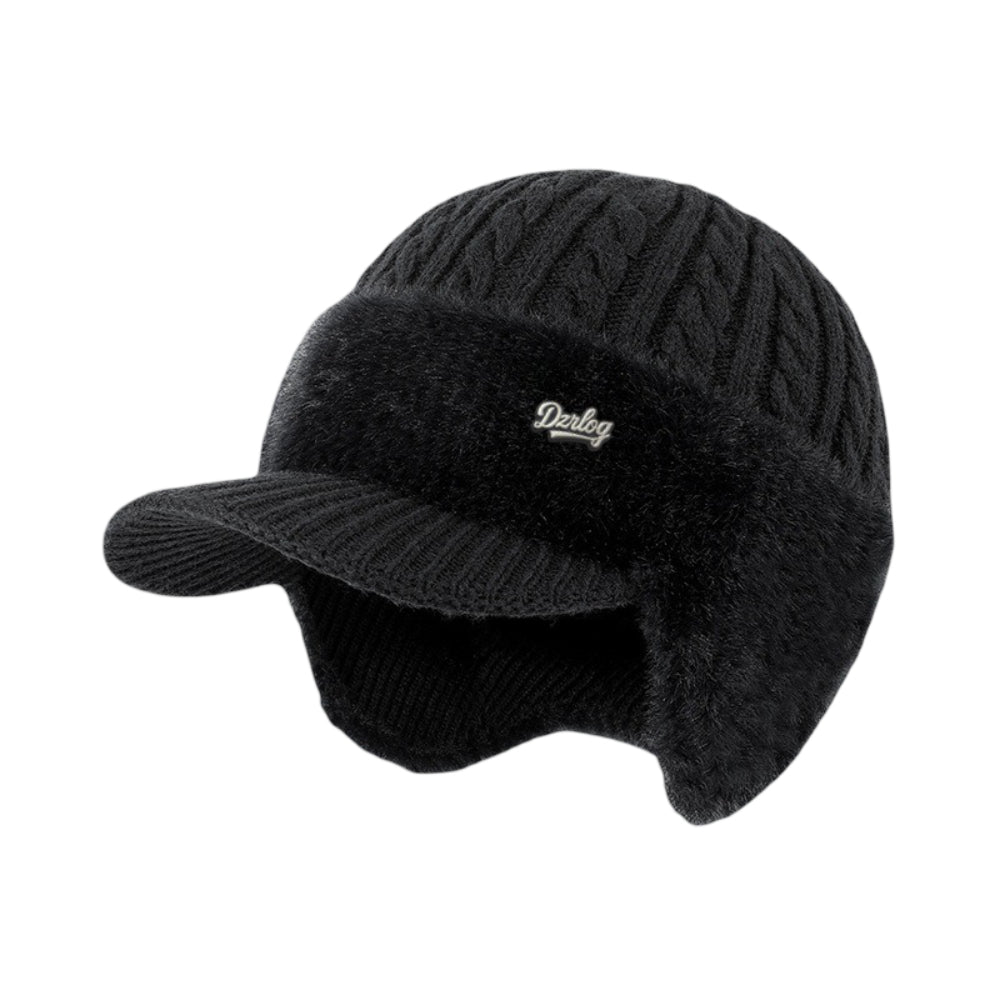 Cappello Invernale Trapper con Paraorecchie a Maglia