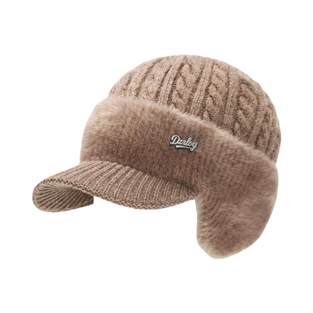 Cappello Invernale Trapper con Paraorecchie a Maglia