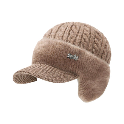 Cappello Invernale Trapper con Paraorecchie a Maglia