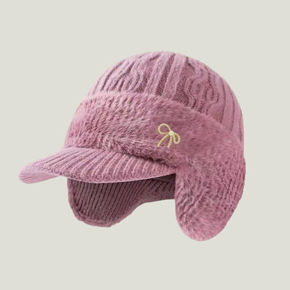 Cappello Invernale Trapper con Paraorecchie a Maglia