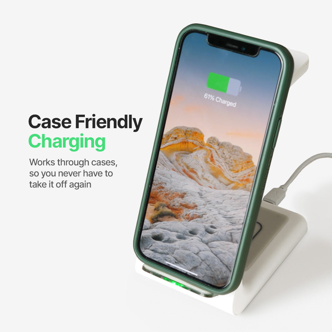 Caricatore wireless veloce con supporto multi-dispositivo