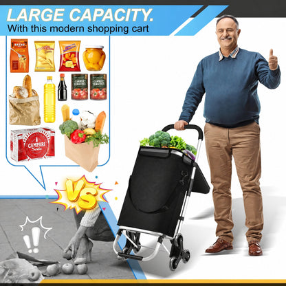 Carrello della spesa pieghevole da 40 l
