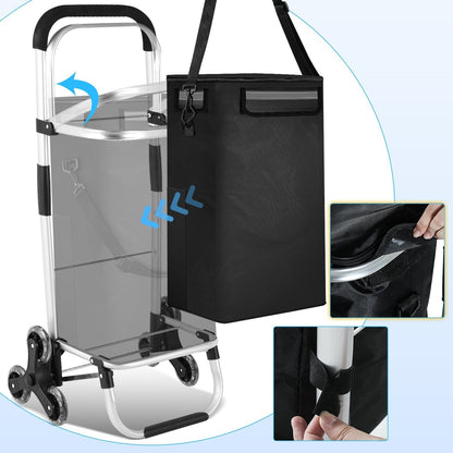 Carrello della spesa pieghevole da 40 l