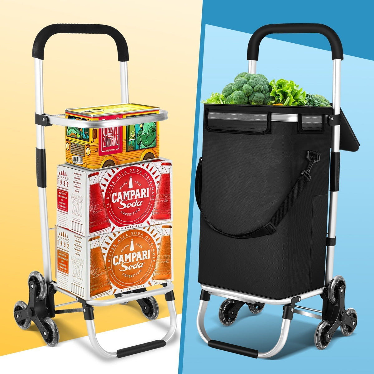 Carrello della spesa pieghevole da 40 l