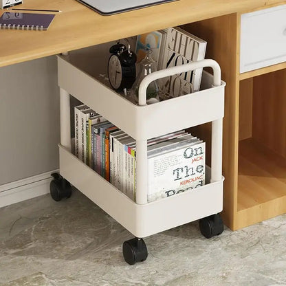Carrello libreria mobile con ruote Rollit