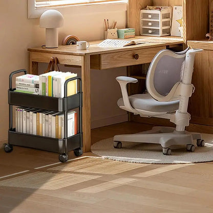 Carrello libreria mobile con ruote Rollit