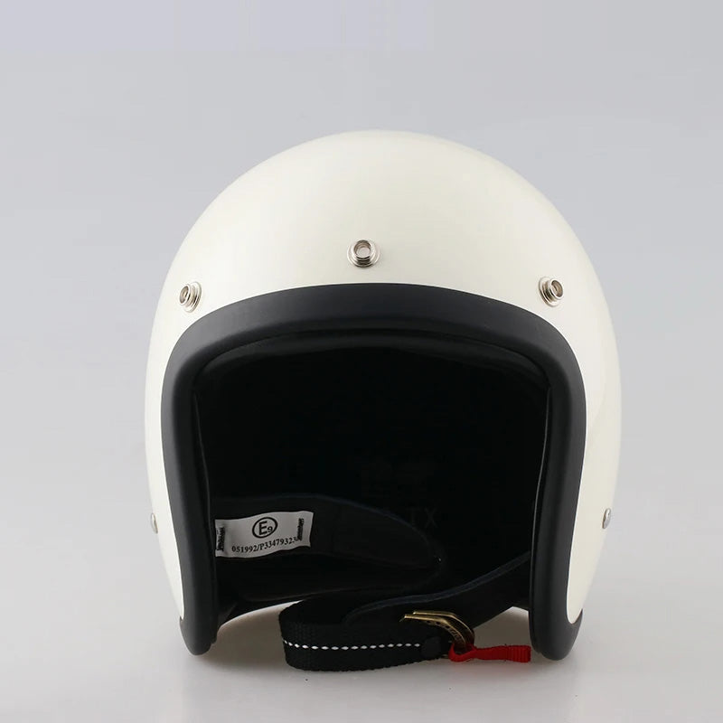Casco Moto Vintage Low Profile Certificato DOT e ECE