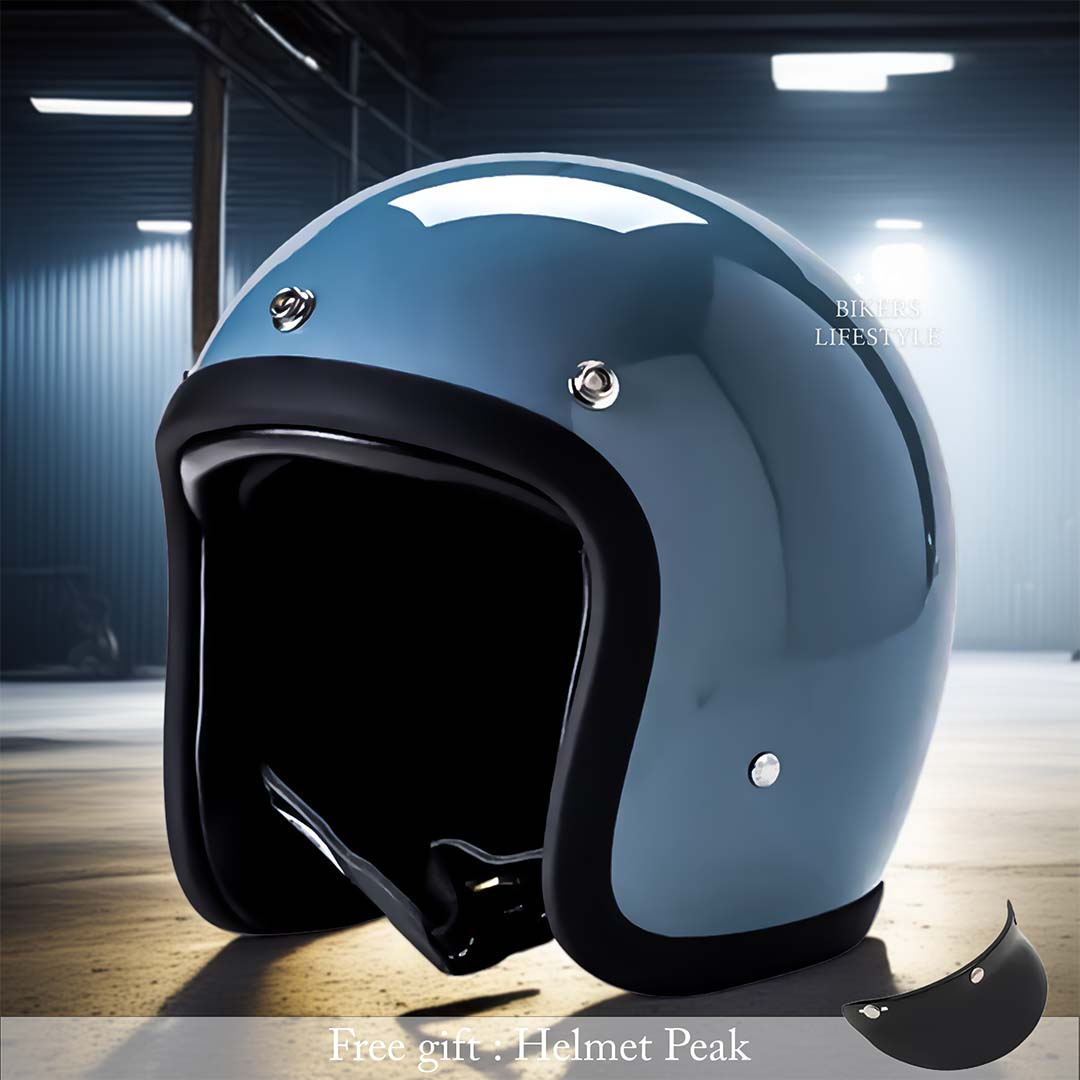 Casco Moto Vintage Low Profile Certificato DOT e ECE