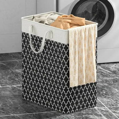 Cesto Portabiancheria Impermeabile 75L Pieghevole con Manici