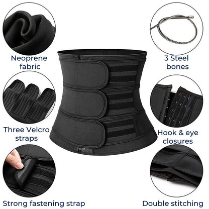 Cintura modellante ThermoCore a tripla compressione in neoprene traspirante