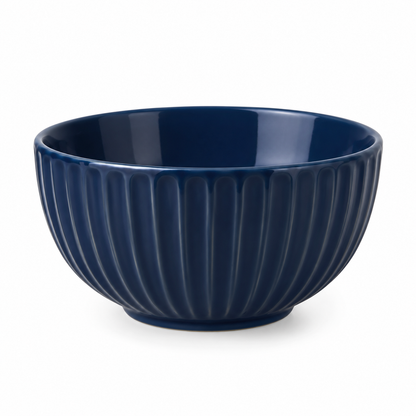 Ciotola in ceramica blu profondo Rassivo 15 cm porzione individuale