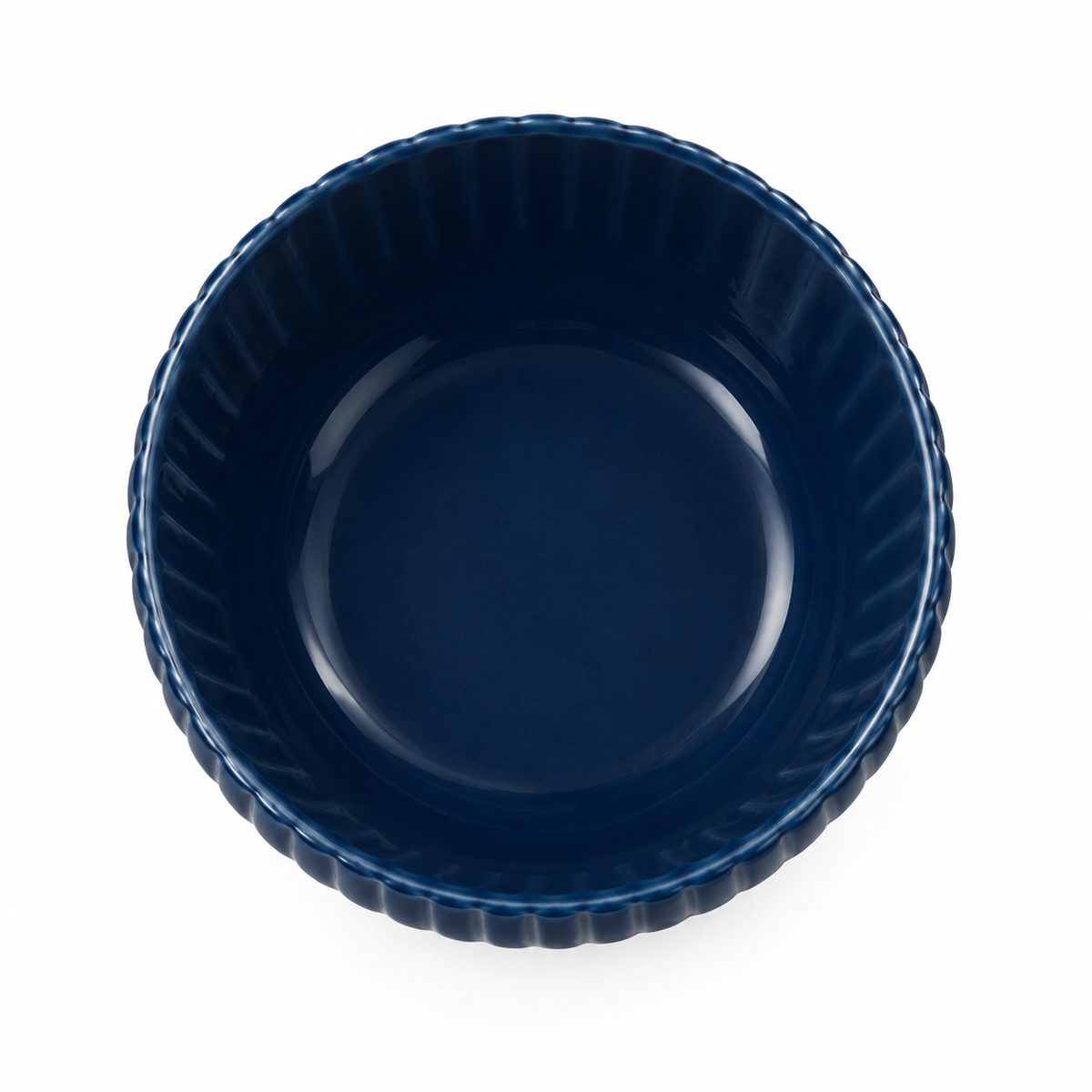 Ciotola in ceramica blu profondo Rassivo 15 cm porzione individuale
