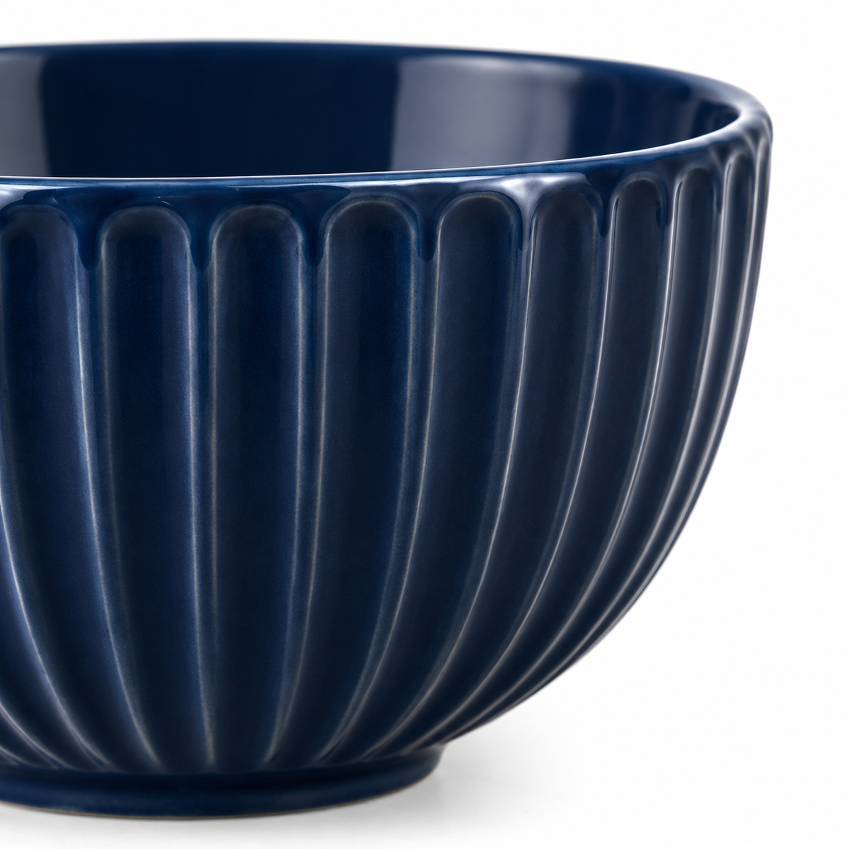 Ciotola in ceramica blu profondo Rassivo 15 cm porzione individuale