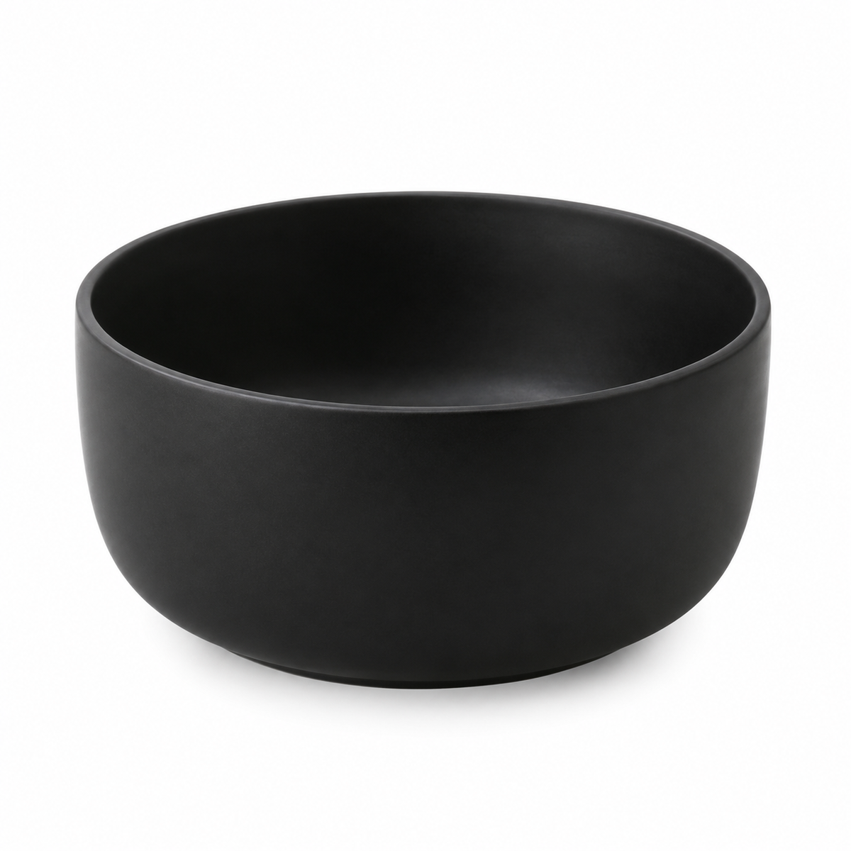 Ciotola in ceramica nera opaca Rassivo 15 cm porzione individuale