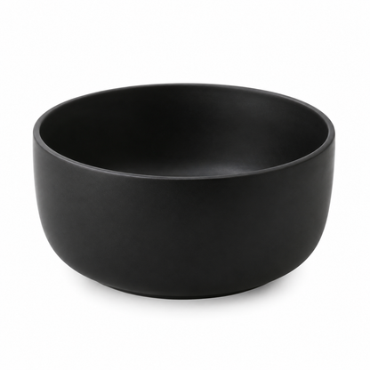 Ciotola in ceramica nera opaca Rassivo 15 cm porzione individuale