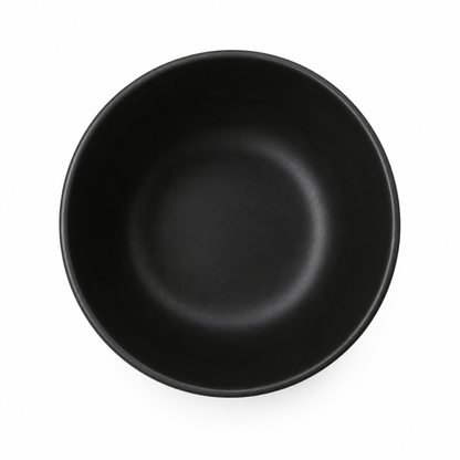 Ciotola in ceramica nera opaca Rassivo 15 cm porzione individuale
