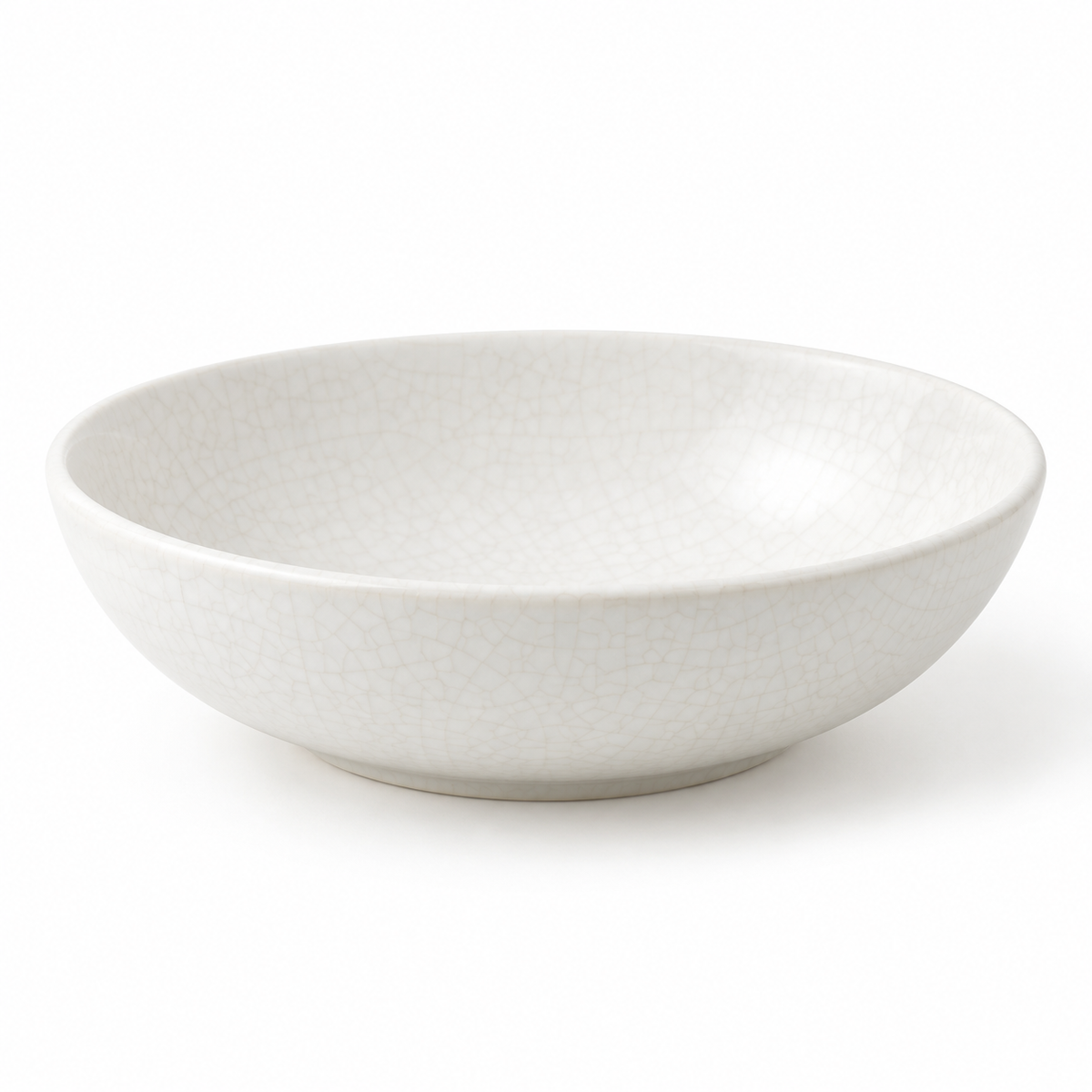 Ciotola per pasta in ceramica bianca 25 cm larga e bassa