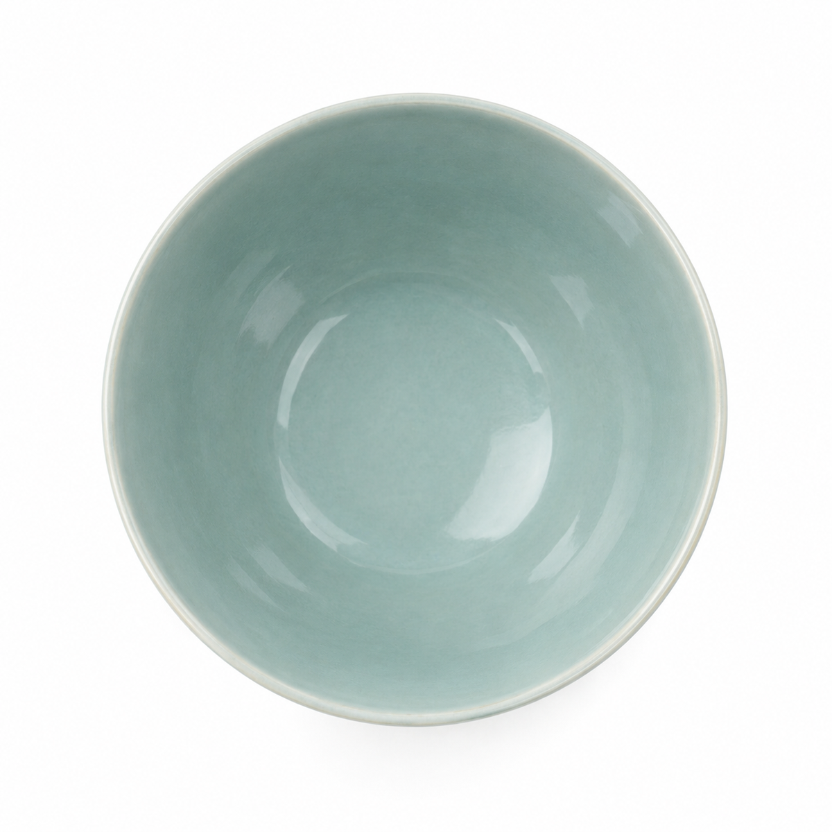 Ciotola su piedistallo azzurro cielo Rassivo 20 cm in ceramica rialzata decorativa