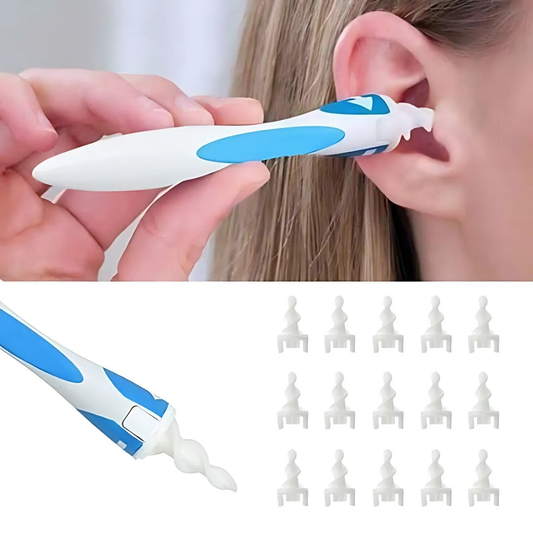 ClearEar | Rimuovi Cerume in Silicone – Sicuro – Non Invasivo – Flessibile per Igiene Auricolare – Comfort Uditivo – Chi