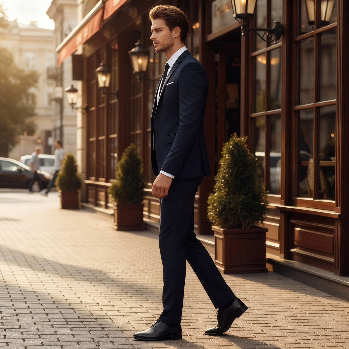 Completo da Uomo Slim Fit Elegante Rassivo