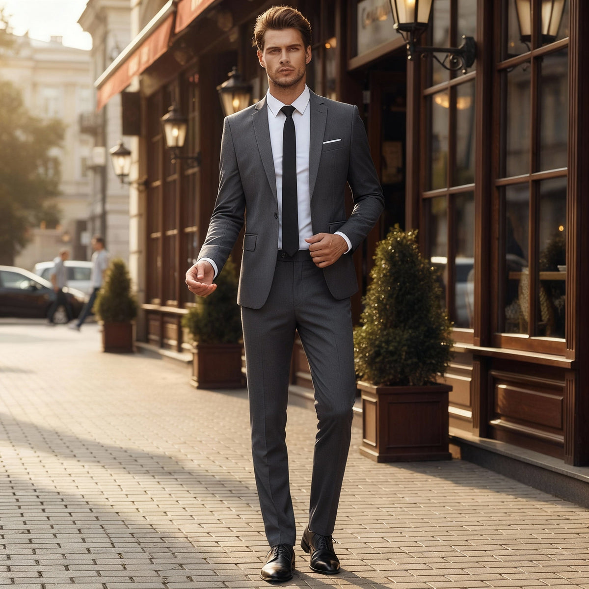 Completo da Uomo Slim Fit Elegante Rassivo