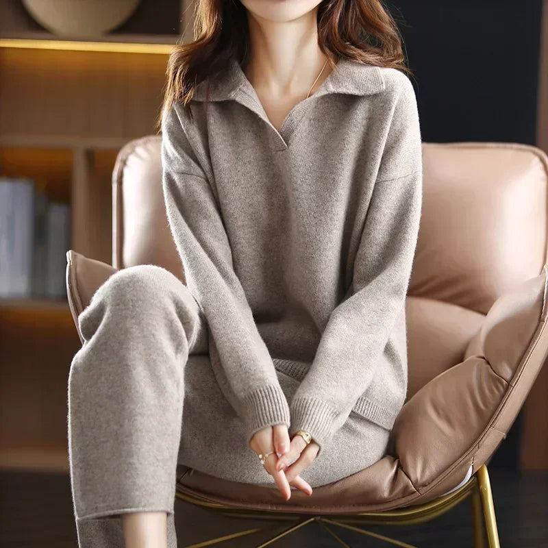 Completo due pezzi da donna – comfort morbido ed eleganza senza tempo