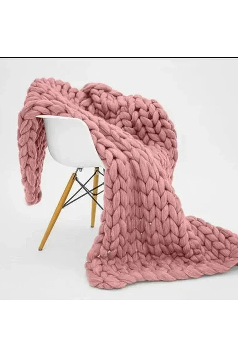 Coperta a Maglia Grossa Morbida