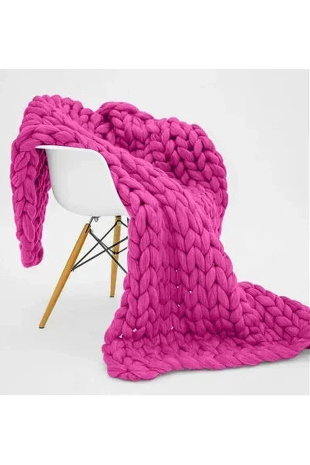 Coperta a Maglia Grossa Morbida