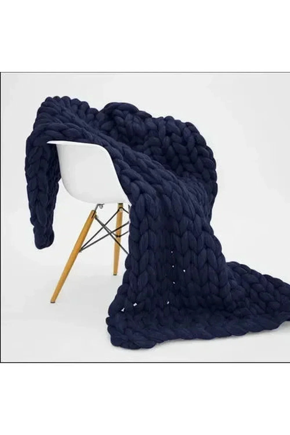 Coperta a Maglia Grossa Morbida