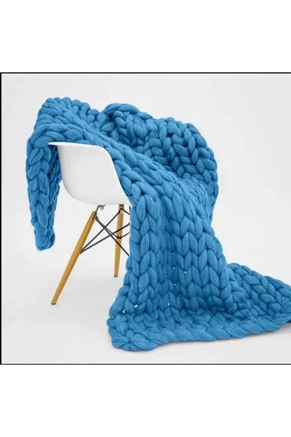 Coperta a Maglia Grossa Morbida