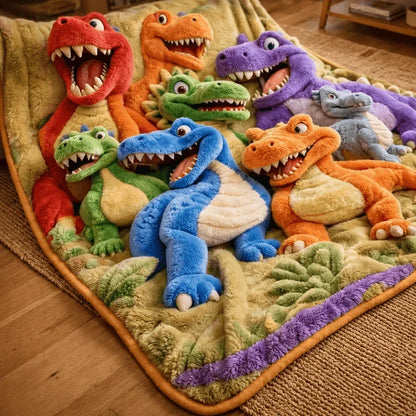 Coperta Dino Dream – ultra morbida e divertente