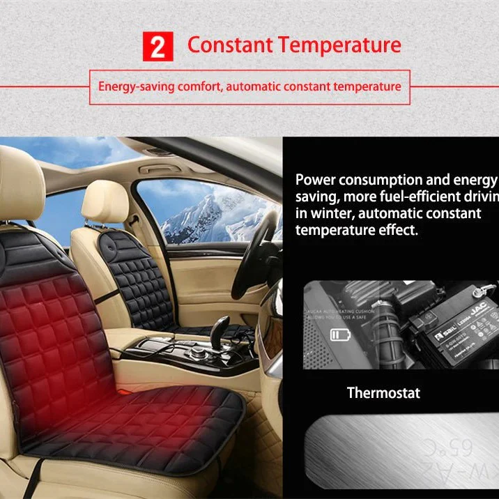 Coprisedile Auto Riscaldato con Regolazione Temperatura