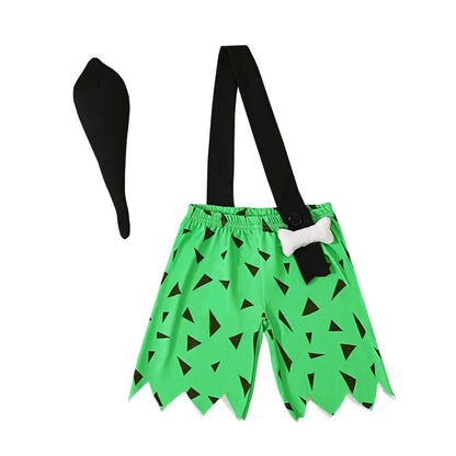 Costume da cavernicolo per Halloween, travestimento divertente per feste