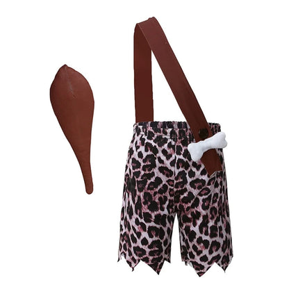 Costume da cavernicolo per Halloween, travestimento divertente per feste