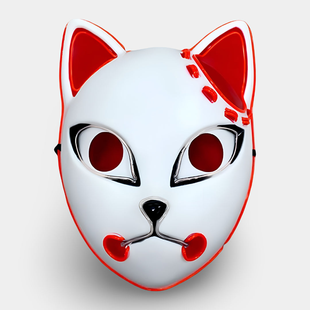 Costume Halloween haori anime con maschera per cosplay