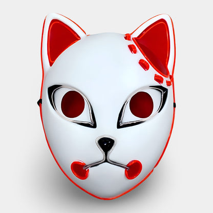 Costume Halloween haori anime con maschera per cosplay