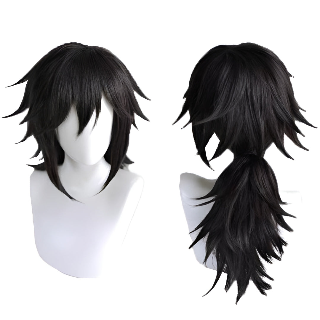 Costume Halloween haori anime con maschera per cosplay